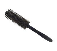 IDEANATEGRATE Black Bristle Hair Styling Comb with Wooden Ergonomic Handle Lightweight Design for Hairdressers and Amateurs Promotes and Improves Hair Quality for Travelling