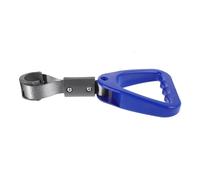 IDEANATEGRATE Blue Plastic Durable Handrail Handle with Nonslip Grip and Enhanced Safety for Passengers in Cars and Public Transport, Vehicle Support Assist Handle for Elderly and Disabled