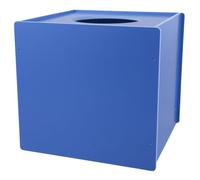 IDEANATEGRATE Blue with 12cm Hole Diameter Pvc Raffle Box Easy to Operate and Enhances Fun and Interactivity, Party Box for Company Events and Lottery for Tickets and Donations