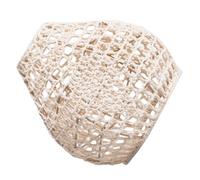 IDEANATEGRATE Bohemian Style Cotton Rope Woven Hanging Lamp Shade for Ceiling Light with Iron Frame, Suitable for E27 Lamp Holder, Decorative Light Shade for Living Room and Bedroom