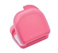 IDEANATEGRATE Braces Storage Box Denture Case for Home Travel Office Orthodontic Denture Container for Guard Case Retainer Box for Random Color