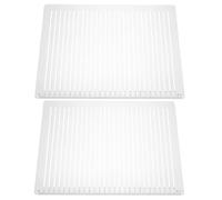 IDEANATEGRATE Calligraphy Stencil Letters Set with 27-Grid Plastic Rulers and 1.0Cm Spacing, Writing Guide Templates for DIY Projects and Lettering, Drawing Supplies for Students and Artists