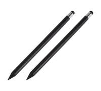 IDEANATEGRATE Capacitive Stylus Pen Sl esign for Tablets and Phones Black 2pcs with High Sensitivity and Detailed Work for Drawing and Doodling on Screens