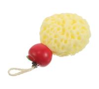 IDEANATEGRATE Cartoon Honeycomb Bath Loofah Sponge for Adults and Teens, Soft Polyester Material with Dense Foam Generation, Space-Saving Design for Bathroom and Gym Bag Use