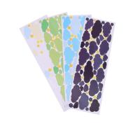 IDEANATEGRATE Cloud Decorative Stickers 4 Sheets Cute Cartoon Prints for Scrapbook and School Diary Projects