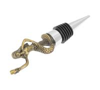 IDEANATEGRATE Creative Mermaid Wine Bottle Stopper Made of Zinc Alloy with Flat Bottom, Decorative and Airtight Seal to Preserve Freshness for Wine Bottles, for Cabinet Storing