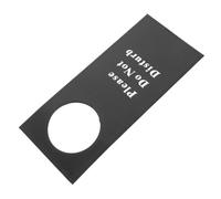 IDEANATEGRATE Double-Sided Hotel Door Hanger Sign with Do Not Disturb and Please Service for Bedroom and Club Use in PU Leather