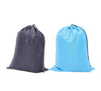 IDEANATEGRATE Drawstring Laundry Bags Laundry Pouches 2pcs for Dirty Clothes, Machine Washable Polyester with Easy to Clean Fabric, Suitable for Home and Room Storage