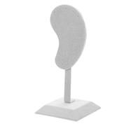 IDEANATEGRATE Earrings Hanging Rack Photo Prop Stable Design and Lint Material, Ear Shape Jewelry Stand Organiser for Displaying Earrings at Home Or Shopping Malls