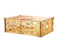 IDEANATEGRATE Eid Mubarak Candy Box Acrylic Box with Elegant Design and Sturdy Material, for Ramadan and Eid Celebrations Parties, Versatile Use as Decorative Treat Holder