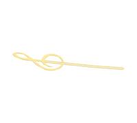 IDEANATEGRATE Elegant Golden Metal Musical Note Bookmark with Sturdy Lightweight Design, Unique Hollow Shape, for Students and Reading Enthusiasts as A Charming Music Book Marker