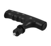 IDEANATEGRATE Ergonomic Walking Stick Handle Replacement Grip with Lightweight Abs and Metal T-handle, Easy Installation and Travel-friendly Design for Hiking, Trekking Poles, and Walking Canes