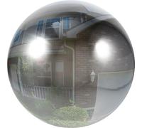 IDEANATEGRATE Extra Large Christmas Baubles Stainless Steel Ball Decor Outdoor Garden Reflective Hollow Design Sphere Modern Mirror Gazing Globe for Outdoor Decor