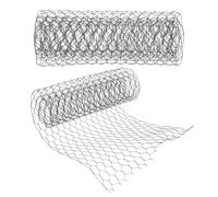 IDEANATEGRATE Flower Arrangement Wire Netting Iron Chicken Wire Mesh for Floristry and Wedding Flower Decorations 2.4M Roll