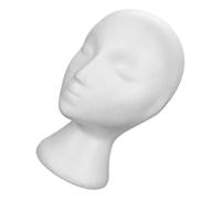 IDEANATEGRATE Foam Mannequin Head Sturdy Foam Material Protecting Hats from Deformation with Stable Shape for Wig and Hat Display for Store Marketing Display and Home Use