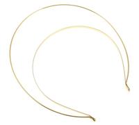 IDEANATEGRATE Golden Crown Headpiece Handmade Bridal Tiara Headband with Unique Design Preventing Hair Damage for Weddings and Birthdays