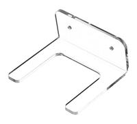 IDEANATEGRATE Guitar Wall Mount Hook Clear Acrylic Holder Set with Classic Design for Acoustic or Electric Guitar, Violin, Ideal for School or Office Use