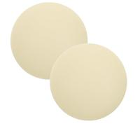 IDEANATEGRATE Hockey Pucks Roller Hockey Balls with Visible Trajectory 2pcs Glow the Dark White Pvc for Indoor Gyms and Night Practice for Versatile Use and Evening Training