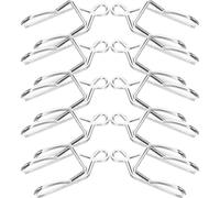 IDEANATEGRATE Iron Clasps Craft Clips 50pcs for Pocket Watch Chain Multipurpose Metal Clasp Accessory Safe for Hands Suitable for Pants Chain and Pocket Watch