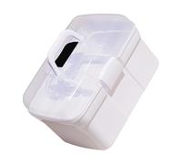 IDEANATEGRATE Large Cosmetic Makeup Container with Convenient Carrying Handle, Professional Nail Art Storage Box Made of Sturdy Pp Material, Multipurpose Design for Daily Work and Travel