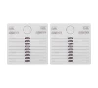 IDEANATEGRATE Lash Holder Pallet Lash Accessories for False Eyelashes 2pcs Acrylic with Sturdy and Portable Design for Personal Use and Professional Beauty Salons