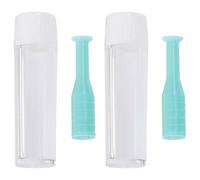 IDEANATEGRATE Lens Inserter Remover Abs Material, Anti- Design 2pcs Green with Cup and Bottle Easy to Carry, Removal Tool for Hard Lens, Suitable for Home Use and Travel