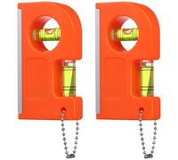 IDEANATEGRATE Level with Easy-to-use Design for Accurate Household and Industrial Measurements 2pcs Portable Ruler Photo Frame Tool with Bubble Level Made of Sturdy Abs and Aluminium Alloy