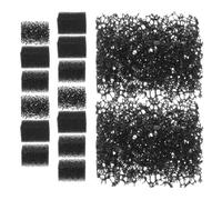 IDEANATEGRATE Makeup Stipple Triple Texture Design 24pcs Halloween with Coarse, Medium, and Fine Pores, Seamless Application for Freckle and Effects, Professional Sponge for Film and Stage Use