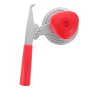 IDEANATEGRATE Manual Food Tin Sealing Tool Red Lightweight Home Can Sealer with Iron and Abs Construction Practical Manual Small Can Capping Machine for Kitchen Use