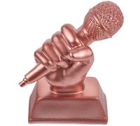 IDEANATEGRATE Microphone Singing Competition Award Trophy for Made of Resin with No Burr and Stable Longevity, Light in Weight and Beautiful Unique Delicate Style, for Singing Competition Award
