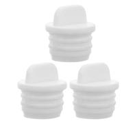 IDEANATEGRATE Mop Bucket Drain Outlet Stopper Replacement Plug Small Plug 3pcs with Universal Compatibility Plastic Sealing Caps for Homes and Offices
