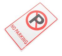 IDEANATEGRATE No Parking Sign Aluminium Sheet for Road Traffic with Easy Installation and Multi-functionality Suitable for Private Places and Shopping Mall Use