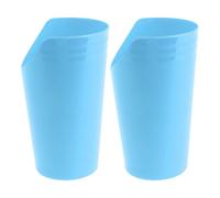 IDEANATEGRATE Nosey Cup 2 Pack Elderly Care Mug Dysphagia Cup for Adults Adaptive Drinking for Disabled and Bedridden Patients Angled Liquid Feeding for Daily Hydration