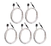 IDEANATEGRATE Ntc100k for 3d Printer Hot End Compatible with Heating Block with Precision Temperature Measurement 5pcs Thermistor Sensor and Stainless Connection