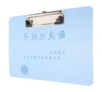 IDEANATEGRATE Nursing Clipboard A5 Thickened Hardboard Record Board Nurse Writing Pad Hospital Medical File Holder with Clip for Patient Infusion Inspection