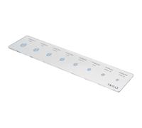 IDEANATEGRATE Oval Acrylic Measuring Ruler Size Chart Guide with Versatile Reference and Comprehensive Guide for Engagement for Jewelry Stores and Travel Comparisons
