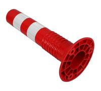 IDEANATEGRATE Parking Barrier Bollards Flexible Plastic Safety Bollard Reflective Tape and 45Cm Thickness Suitable for Playground Entrances and Driveway Barriers