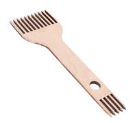 IDEANATEGRATE Portable Loom Accessory Wood Weaving Comb with Dual-head Design Featuring Wide and Narrow Teeth for Knitting Tapestries and Hair Ropes, User-friendly Tool for Weaving Enthusiasts