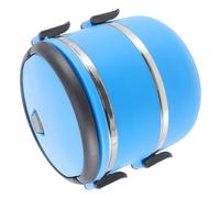 IDEANATEGRATE Portable Stainless Steel Double Layer Pet Travel Bowl with Leak Proof Design and Invisible Arched Handle, 1400ml Capacity for Outdoor Travelling Feeding and Home Use
