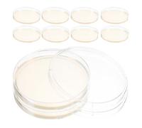 IDEANATEGRATE Prepoured Agar Plates with Agar Material 10pcs for Laboratory Use Easy to Use Petri Dishes Designed for Isolation of Pure Cultures and Laboratory Analysis Sturdy