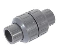 IDEANATEGRATE PVC Check Valve 25mm Inner Diameter One Way Check Valve for Water Pipeline with High Reliability and Long-Lasting Use Suitable for Agricultural and Industrial Applications