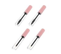 IDEANATEGRATE Refillable Mascara Tube and Eyeliner Container Set 4 Pieces 10Ml Pet Makeup Bottles for Cosmetic DIY and-The-Go Use Random Color