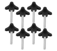 IDEANATEGRATE Replacement Thumb Screws Threaded Hand Screws 8pcs with Plastic and Metal Material, Easy Operation and Enhanced Stability Assurance for Bedside Commode Chair and Portable Toilet
