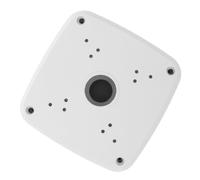 IDEANATEGRATE Security Camera Mounting Bracket White Aluminum Alloy Dome with Cable Management Cable Cover Plate Easy Installation Process Ceiling and Wall for Indoor Business Settings