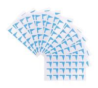 IDEANATEGRATE Self-Adhesive Label Stickers for 12 Sheets Paper Material Leaves No Trace and Sticks to Multiple Marking Storage Jars and Attaching to Storage Boxes