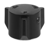 IDEANATEGRATE Shower Diverter Knob Easy Installation and Sturdy with 3 Gears and 24-Tooth Spline Black Zinc Alloy Metal Mixing Valve Replacement Handle for Bathroom Shower Head and Faucets