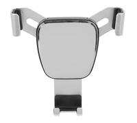 IDEANATEGRATE Silver Abs Car Mobile Phone Holder for Dashboard and Vehicle with Direction Adjustment and One-handed Operation, Multifunctional Phone Holder Compatible with Most Smartphones