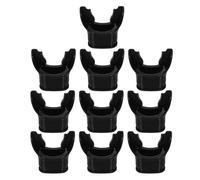 IDEANATEGRATE Snorkeling Regulator Mouthpiece Replacement Soft Silicone Bite Valve for Scuba Diving Tube 10 Pack Underwater Swim Gear