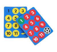 IDEANATEGRATE Soccer Coaching Board Pieces Made of PC and Material Small Round Magnets for Or Metal for Classroom and Training Layout Adjustments