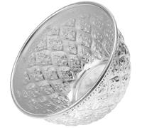 IDEANATEGRATE Spa Essential Oil Holder Thai Style Simple Shaped Design with Smooth Silver Essential Oil Storage Bowl with Smooth Made of Tin Aluminum Alloy for Beauty Salons and Massage at Home
